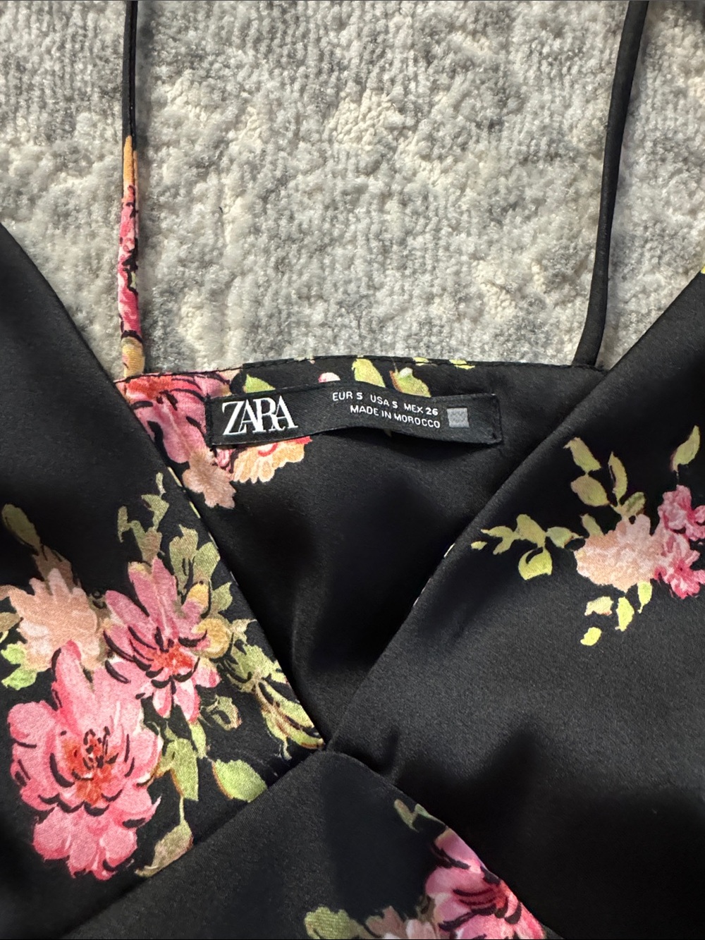 Zara Slip Dress - Pink Floral Print - Picture 2 of 3